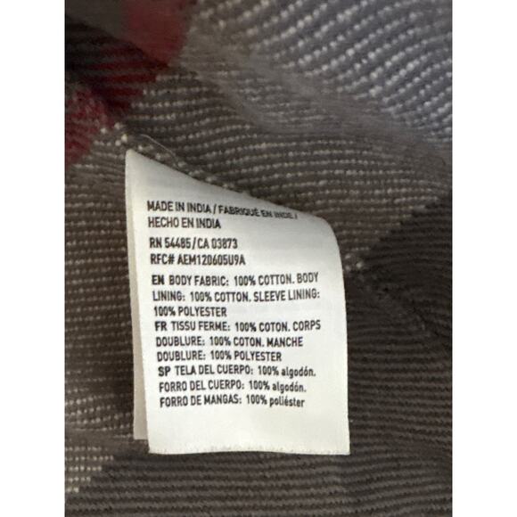 American Eagle Y2K Field Surplus Jacket Mens XXL Green Military Lined Cotton Vtg - Picture 5 of 6